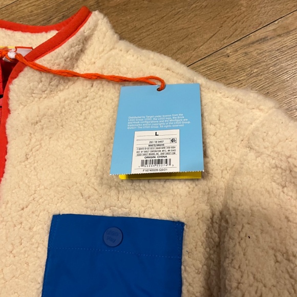 Lego X Target collection Sherpa Jacket size large NWT - Picture 8 of 11